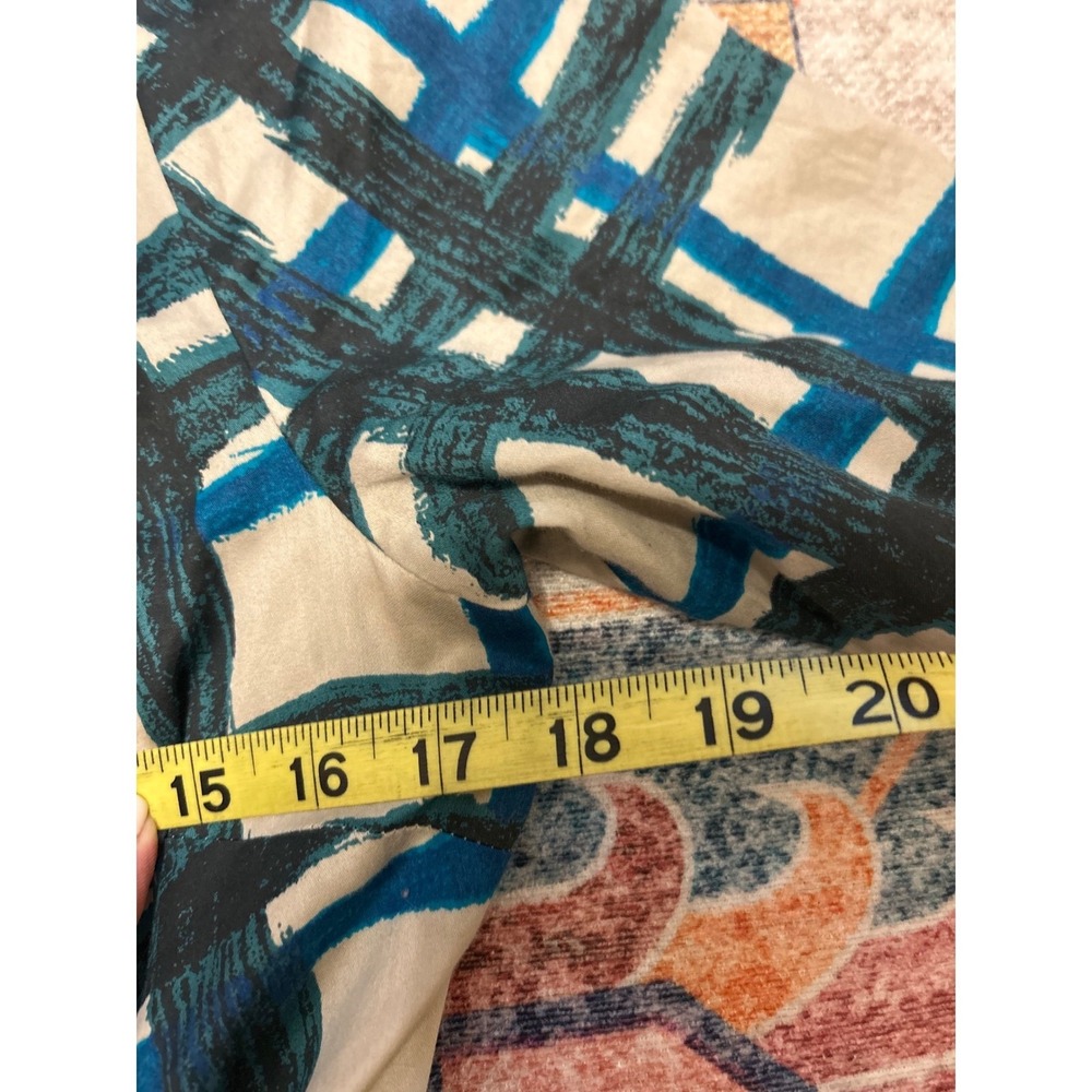Boden Amy sz 10 plaid trad wife retro feel dress blue green fit flare preppy - Picture 10 of 11